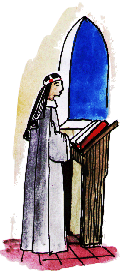 Bild: Nunna i korbön